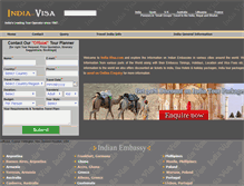 Tablet Screenshot of india-visa.com